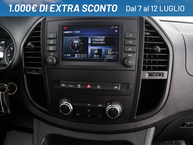 Mercedes Vito 2.2 116 CDI PC-SL Mixto Long diesel nero