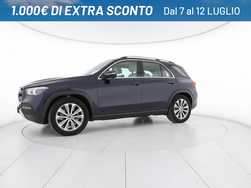 Mercedes GLE gle 450 mhev (eq-boost) sport 4matic auto ibrido blu/azzurro