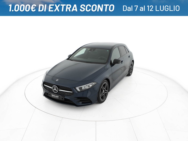 Mercedes Classe A 180 d premium auto diesel blu/azzurro
