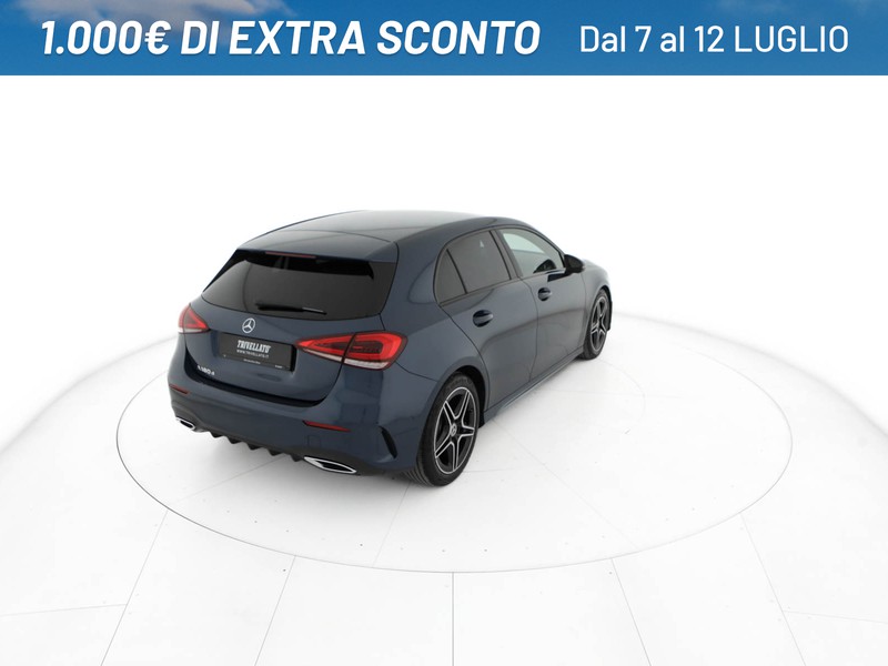 Mercedes Classe A 180 d premium auto diesel blu/azzurro