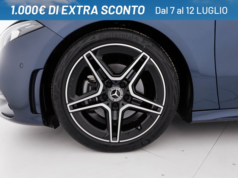 Mercedes Classe A 180 d premium auto diesel blu/azzurro