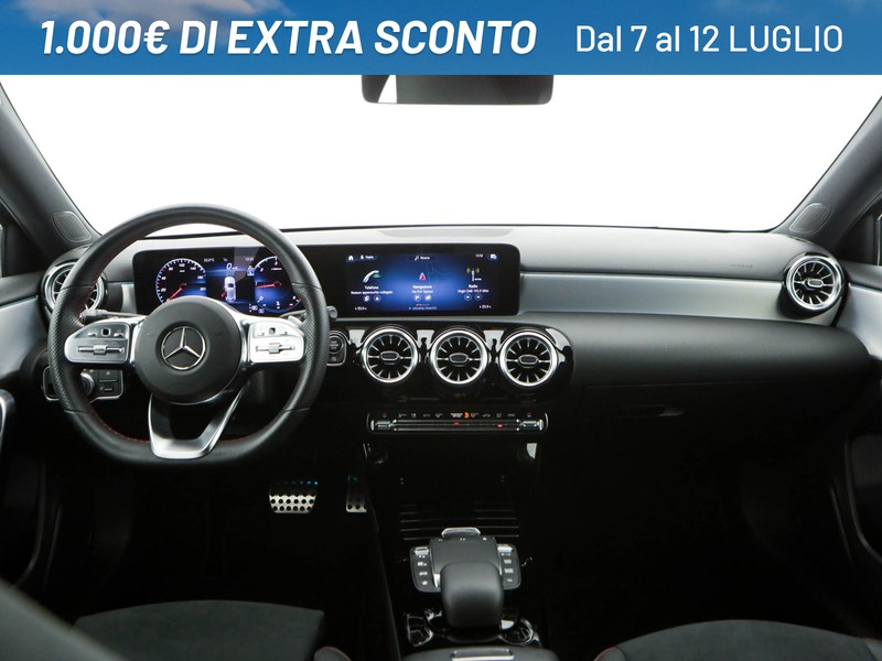 Mercedes Classe A 180 d premium auto diesel blu/azzurro