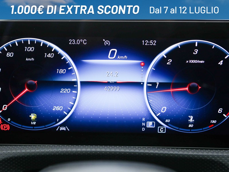 Mercedes Classe A 180 d premium auto diesel blu/azzurro