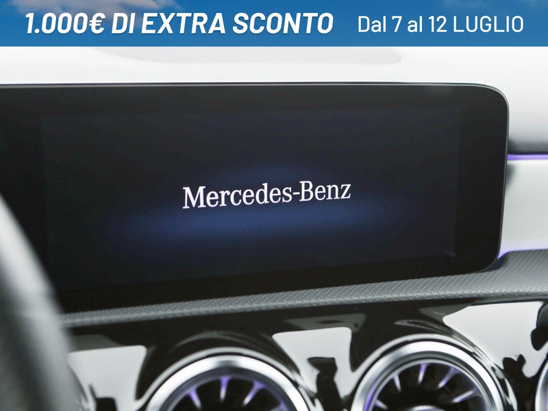 Mercedes Classe A 180 d premium auto diesel blu/azzurro