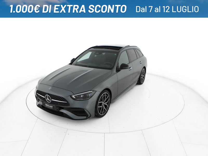 Mercedes Classe C SW sw 300 d mhev premium plus auto ibrido grigio
