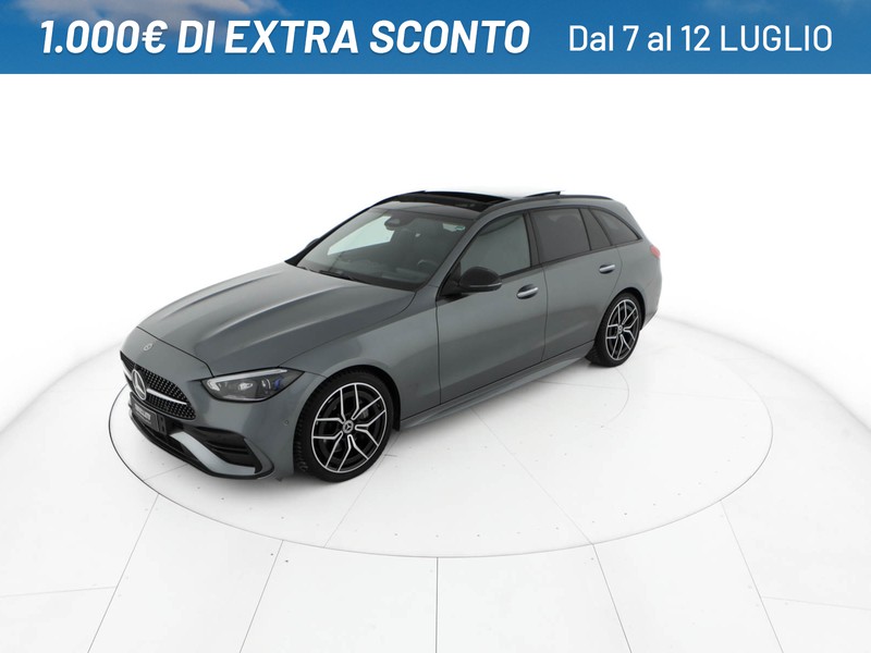 Mercedes Classe C SW sw 300 d mhev premium plus auto ibrido grigio
