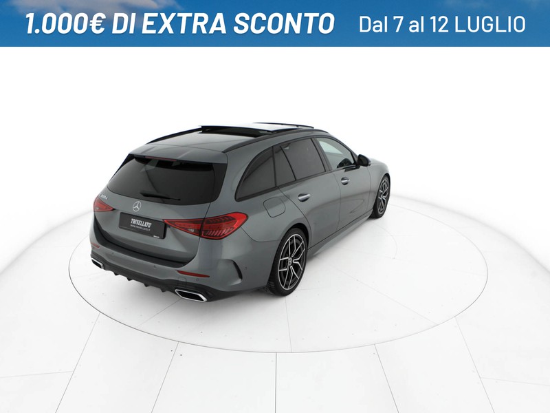 Mercedes Classe C SW sw 300 d mhev premium plus auto ibrido grigio