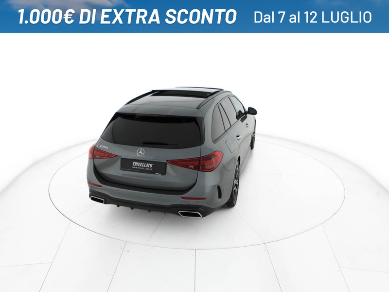 Mercedes Classe C SW sw 300 d mhev premium plus auto ibrido grigio