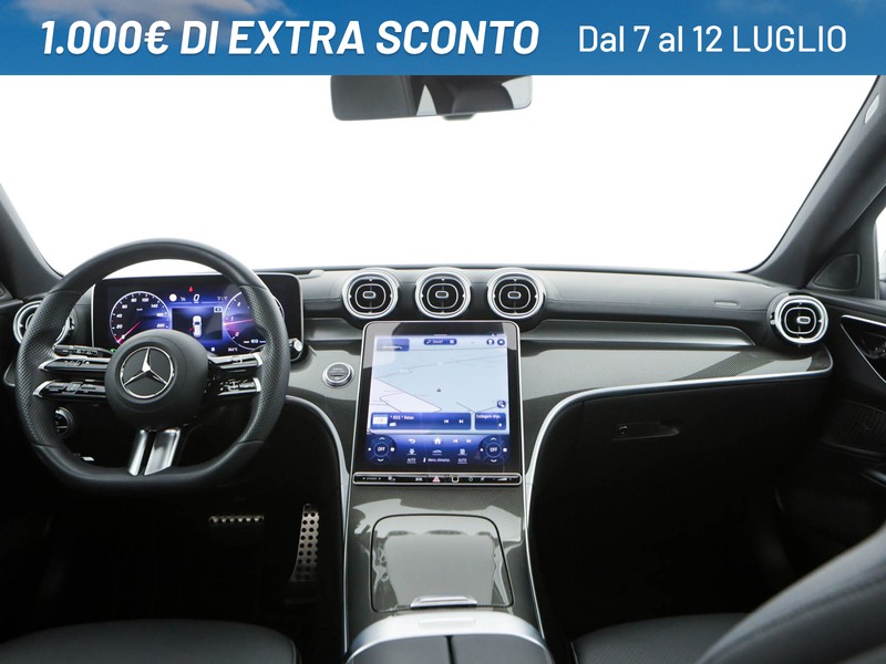 Mercedes Classe C SW sw 300 d mhev premium plus auto ibrido grigio
