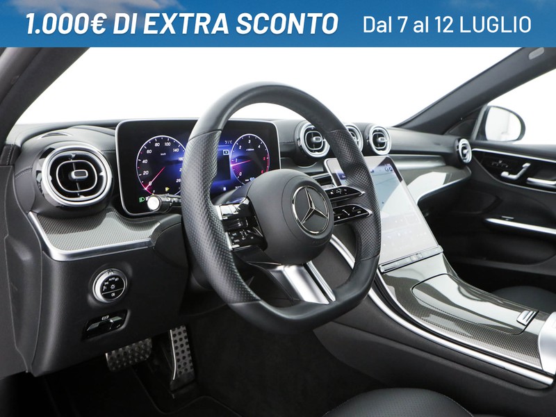 Mercedes Classe C SW sw 300 d mhev premium plus auto ibrido grigio