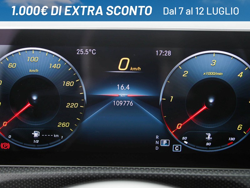 Mercedes Classe A 180 d sport auto diesel bianco