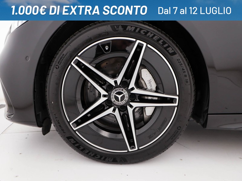 Mercedes Classe C SW sw 220 d mhev amg line advanced plus 200cv auto ibrido bianco