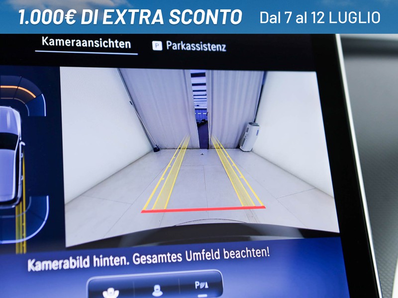 Mercedes Classe C SW sw 220 d mhev amg line advanced plus 200cv auto ibrido bianco