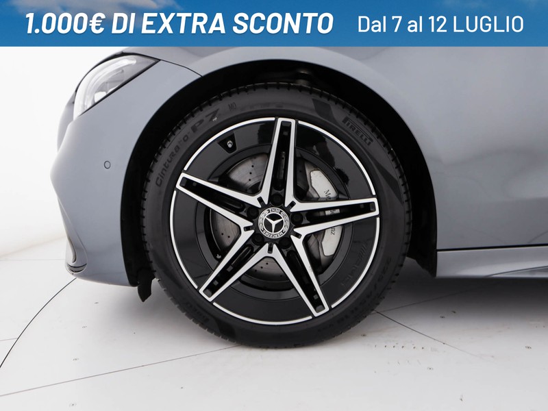 Mercedes Classe C SW sw 220 d mhev amg line advanced 200cv auto ibrido grigio