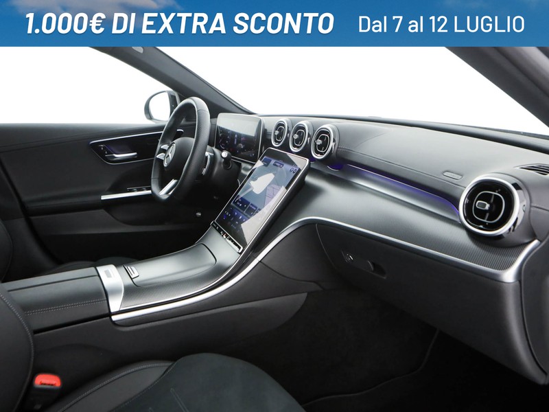 Mercedes Classe C SW sw 220 d mhev amg line advanced 200cv auto ibrido grigio