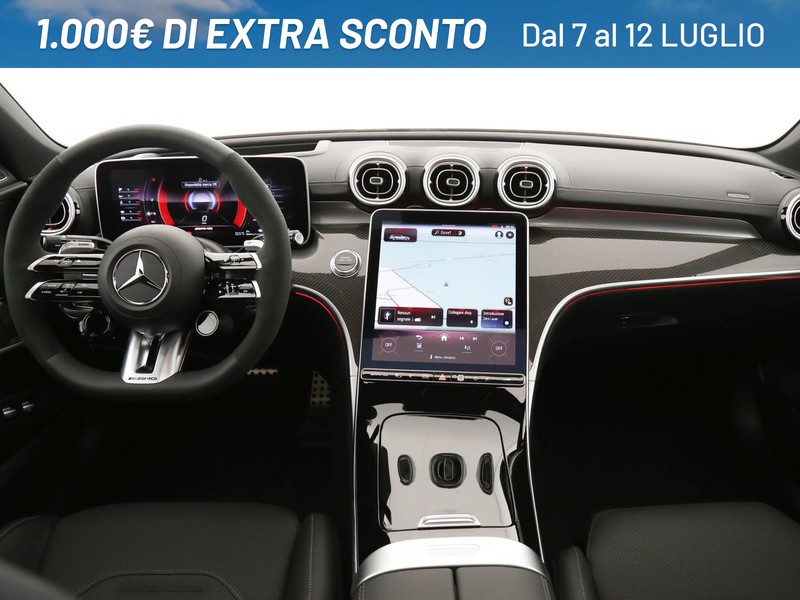 AMG Classe C c sw amg 63 s e performance premium plus auto ibrido grigio