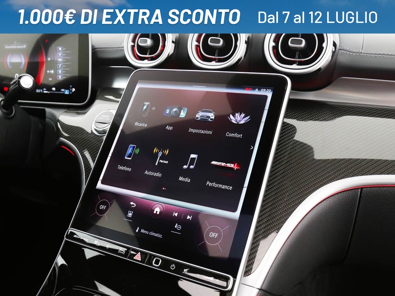 AMG Classe C c sw amg 63 s e performance premium plus auto ibrido grigio