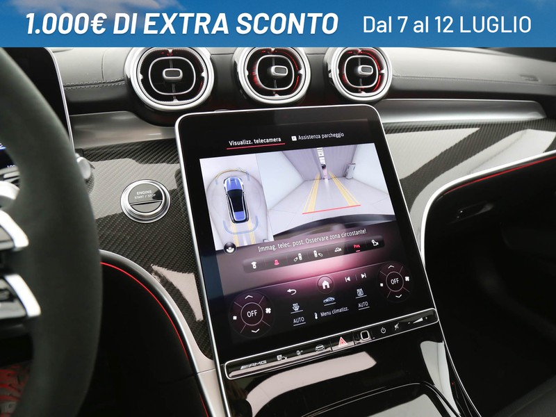 AMG Classe C c sw amg 63 s e performance premium plus auto ibrido grigio