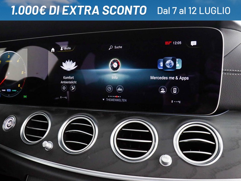 Mercedes Classe E SW sw 220 d premium auto my20 diesel nero