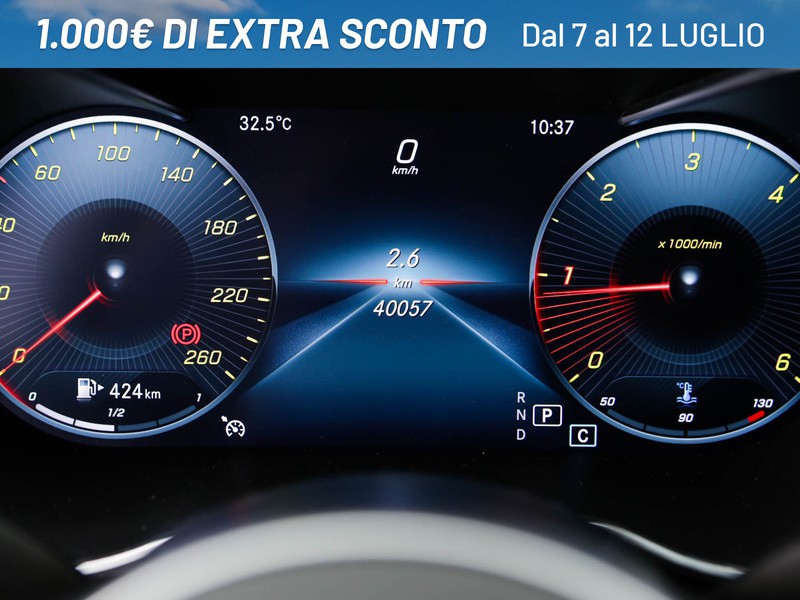 Mercedes Classe C Coupè coupe 220 d premium 4matic auto diesel nero