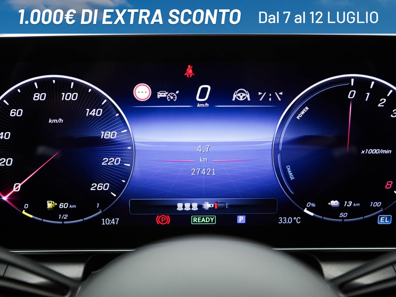 Mercedes GLC 400 e phev amg premium plus 4matic auto ibrido argento