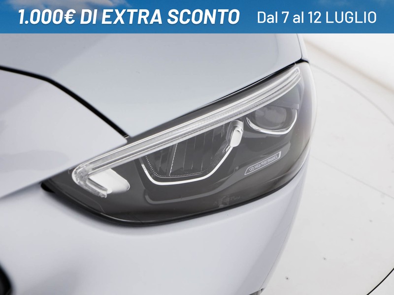 Mercedes Classe C SW sw 200 d mhev business auto ibrido argento