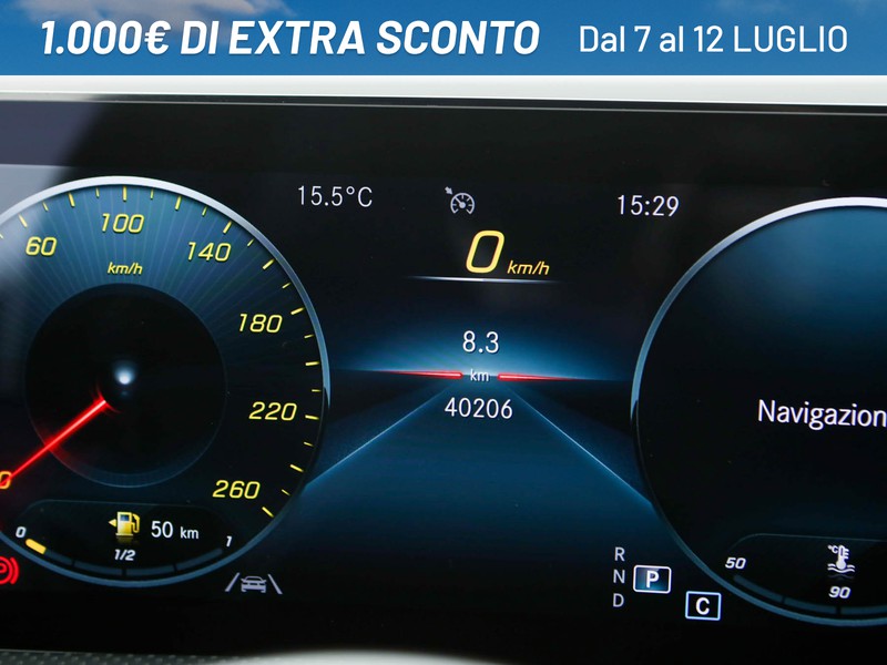 Mercedes Classe A 180 d sport auto diesel nero