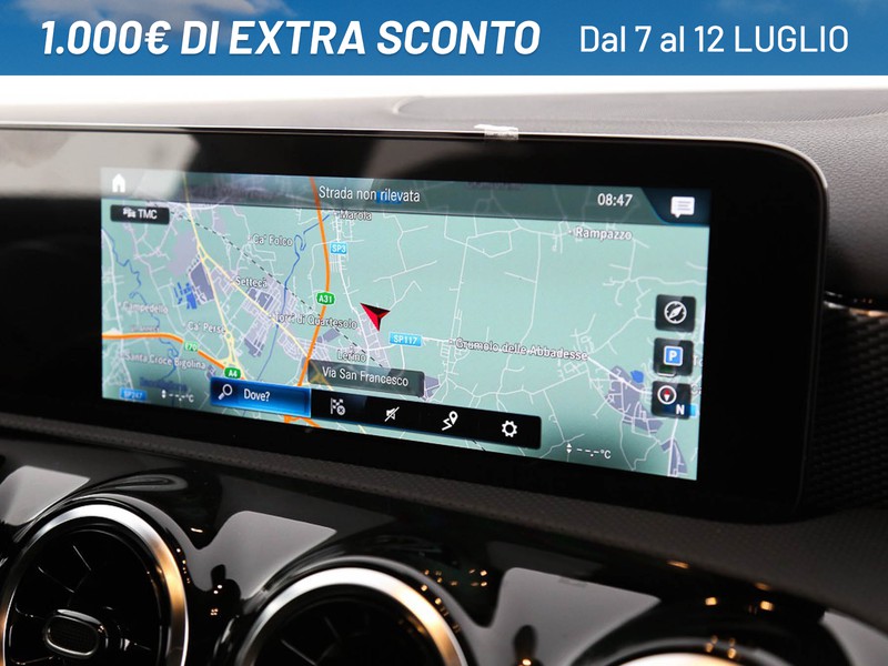 Mercedes Classe A 180 d sport auto diesel nero