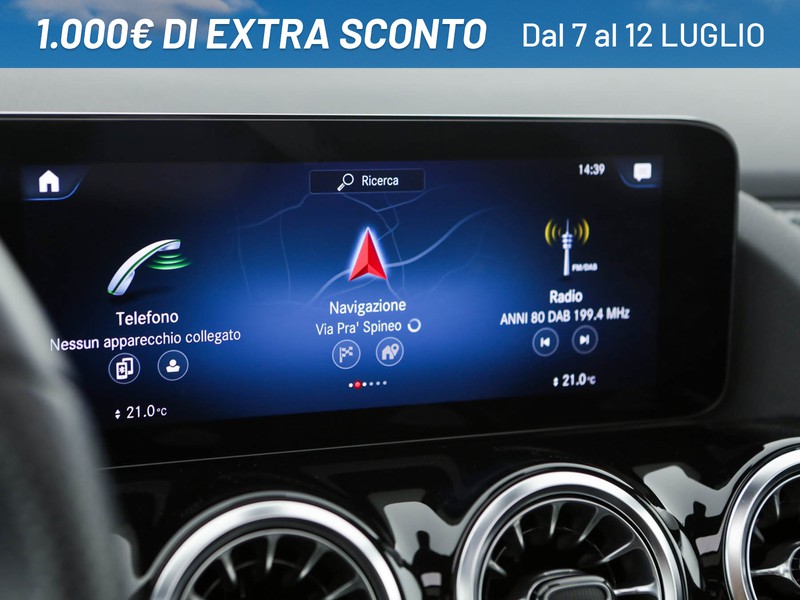 Mercedes GLA 200 d premium 4matic auto diesel argento