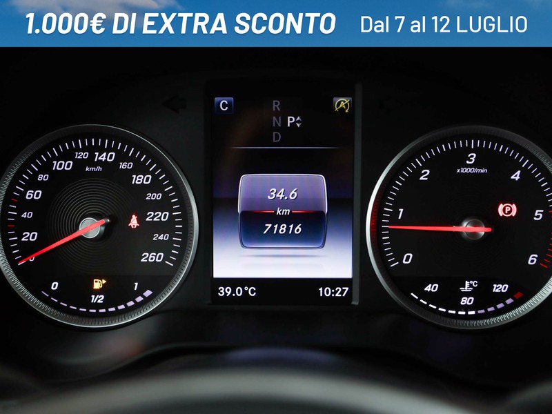 Mercedes GLC 220 d sport 4matic auto diesel argento