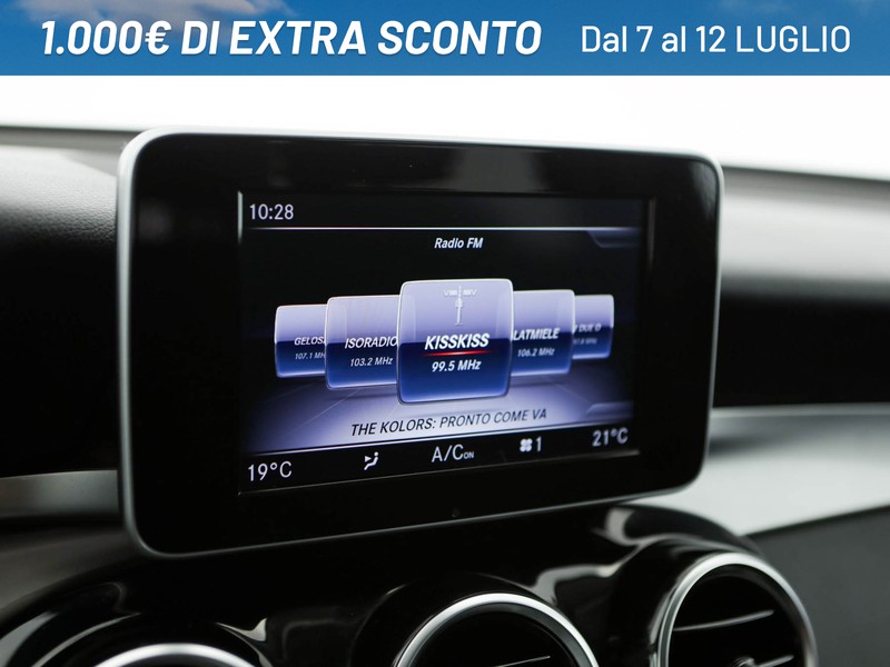 Mercedes GLC 220 d sport 4matic auto diesel argento