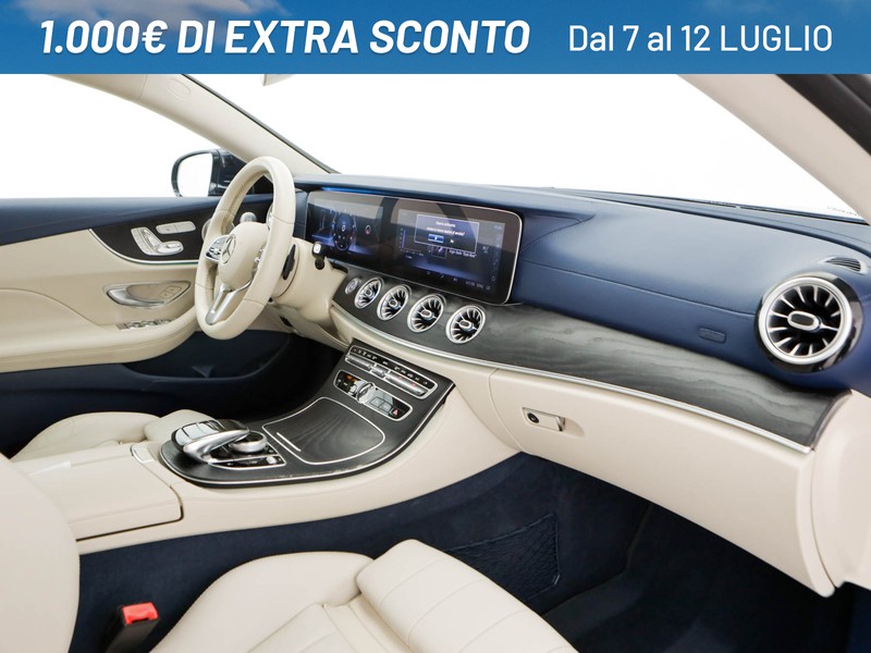 Mercedes Classe E Coupè coupe 220 d premium 4matic auto diesel blu/azzurro