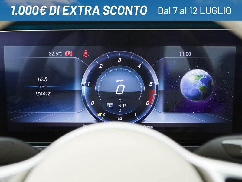 Mercedes Classe E Coupè coupe 220 d premium 4matic auto diesel blu/azzurro