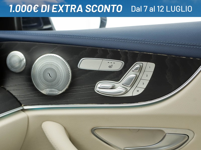 Mercedes Classe E Coupè coupe 220 d premium 4matic auto diesel blu/azzurro
