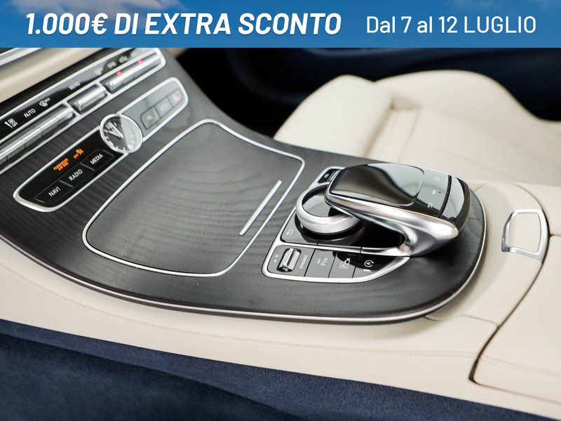 Mercedes Classe E Coupè coupe 220 d premium 4matic auto diesel blu/azzurro