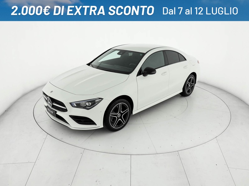 Mercedes CLA Coupè coupe 250 e phev (eq-power) premium auto ibrido bianco