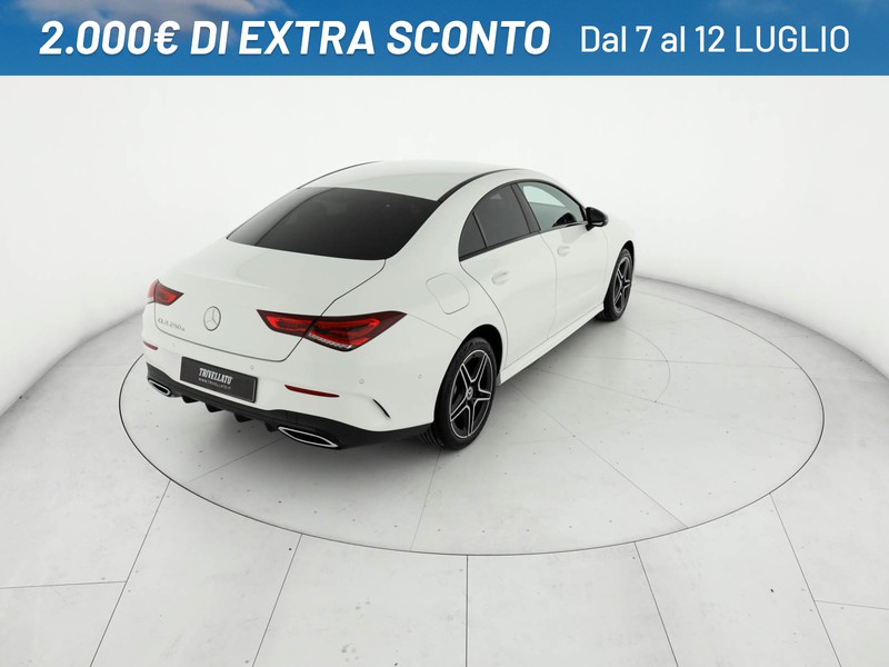 Mercedes CLA Coupè coupe 250 e phev (eq-power) premium auto ibrido bianco