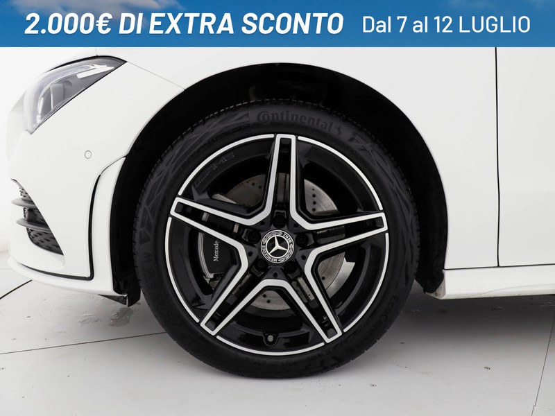 Mercedes CLA Coupè coupe 250 e phev (eq-power) premium auto ibrido bianco