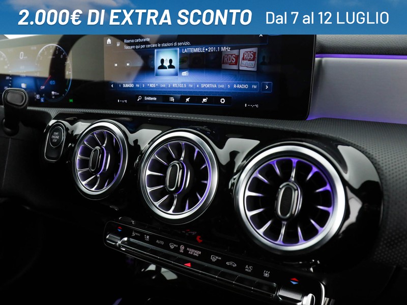 Mercedes CLA Coupè coupe 250 e phev (eq-power) premium auto ibrido bianco