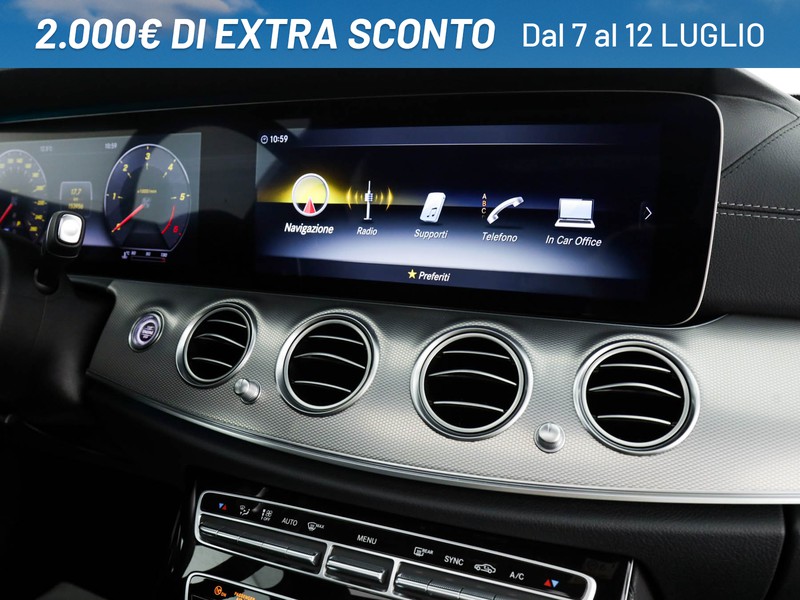 Mercedes Classe E SW sw 220 d premium auto diesel bianco