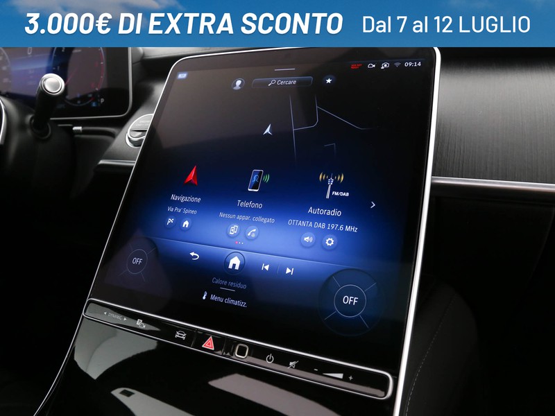Mercedes Classe S Berlina 400 d premium plus 4matic auto diesel nero
