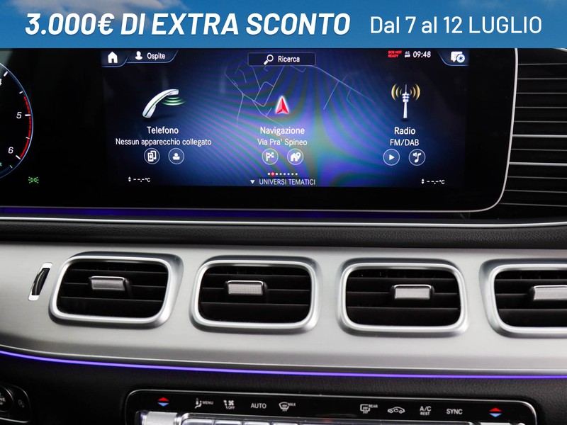 Mercedes GLE gle 300 d mhev premium 4matic auto ibrido bianco