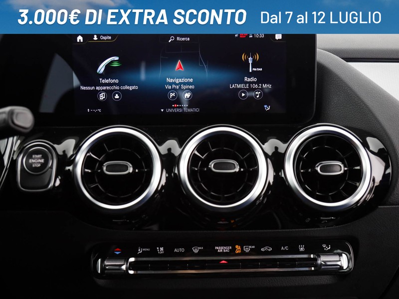 Mercedes GLA 250 e phev (eq-power) business extra auto ibrido nero