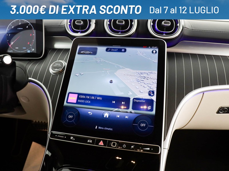 Mercedes CLE coupe 220 d amg line premium auto ibrido nero