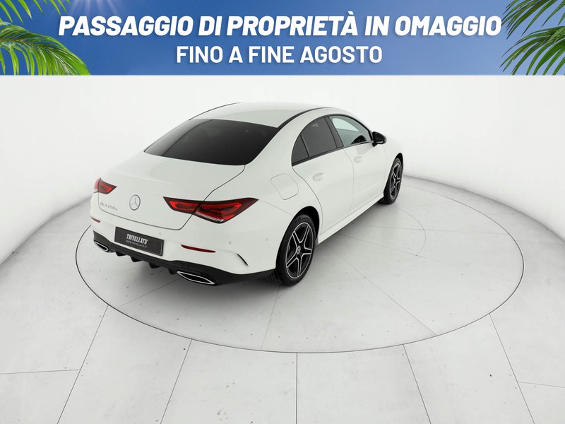 Mercedes CLA Coupè coupe 250 e phev (eq-power) premium auto ibrido bianco