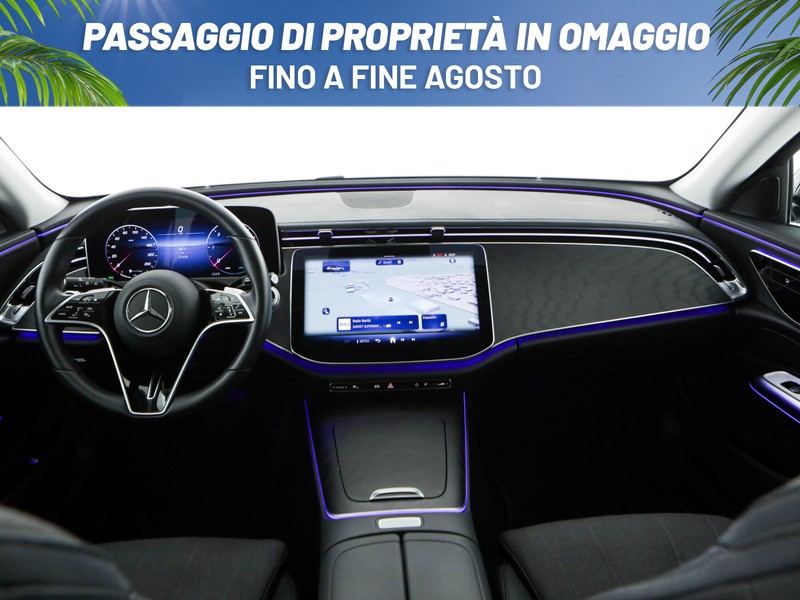 Mercedes Classe E SW sw 220 d advanced auto ibrido nero