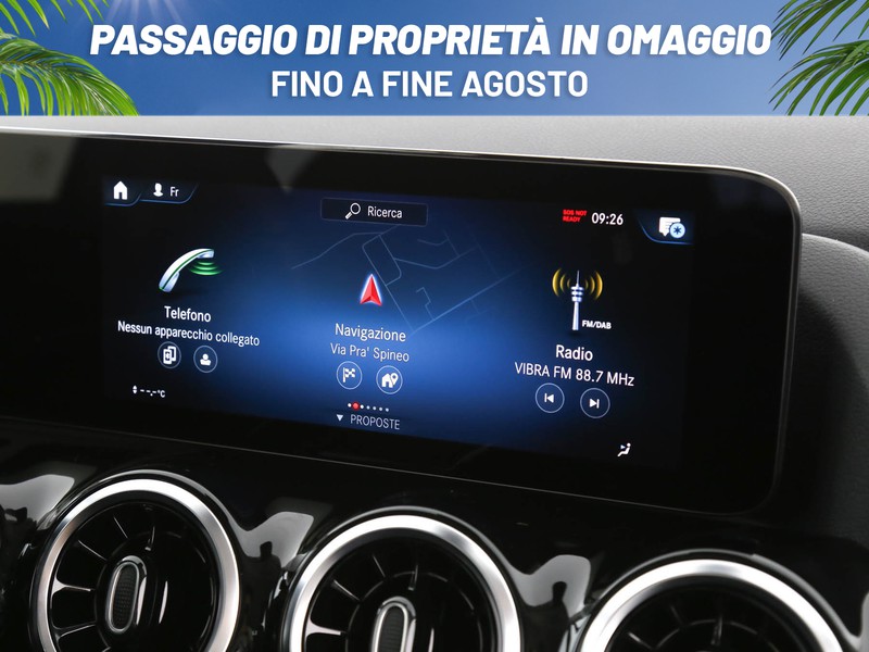 Mercedes Classe B 180 d sport auto diesel nero