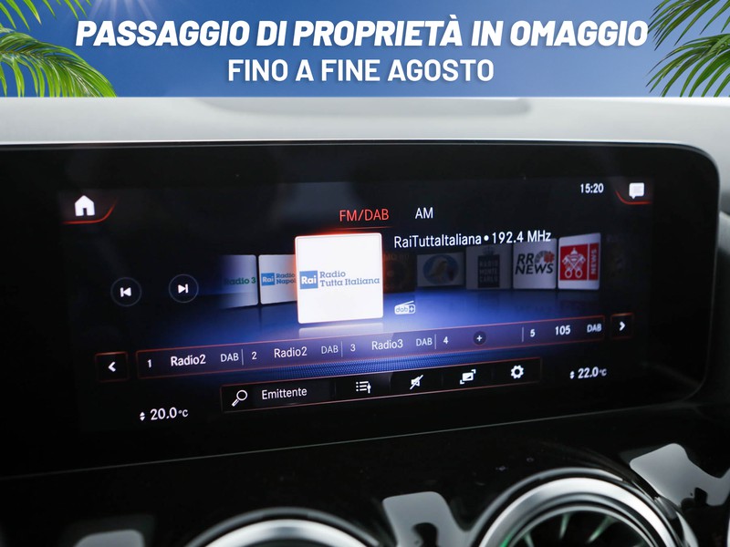Mercedes Classe B 180 d sport plus auto diesel argento