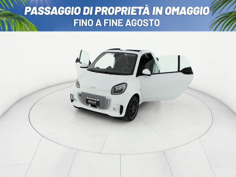 Smart Fortwo Cabrio cabrio eq prime 22kw elettrica bianco
