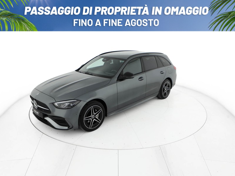 Mercedes Classe C SW sw 300 de phev amg line advanced auto ibrido grigio